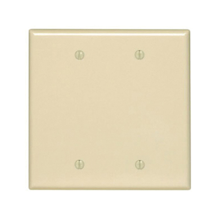 LEVITON Wallplates Mid Nyl 2G Blank-I PJ23-I